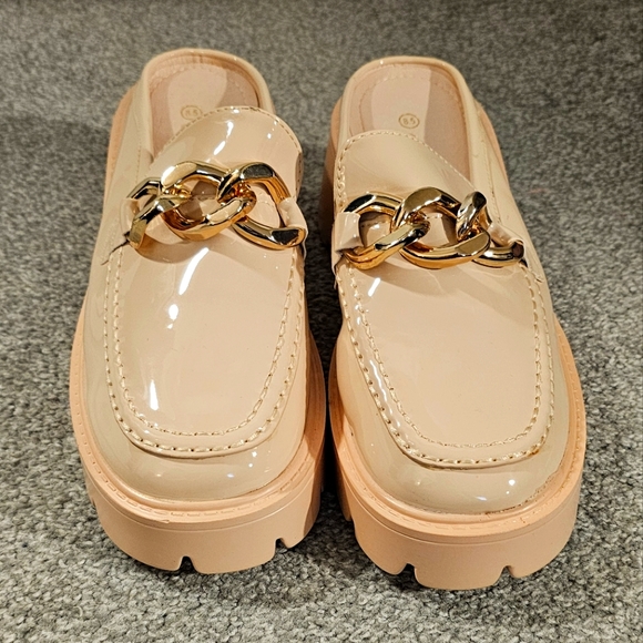 Shoes - Mata from Lulu's Patent Platform Loafer
